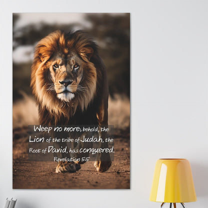  lion of judah bible canvas art