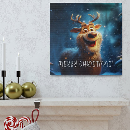 reindeer canvas print