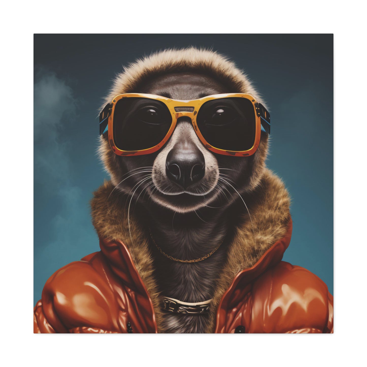hip-hop Meerkats canvas print