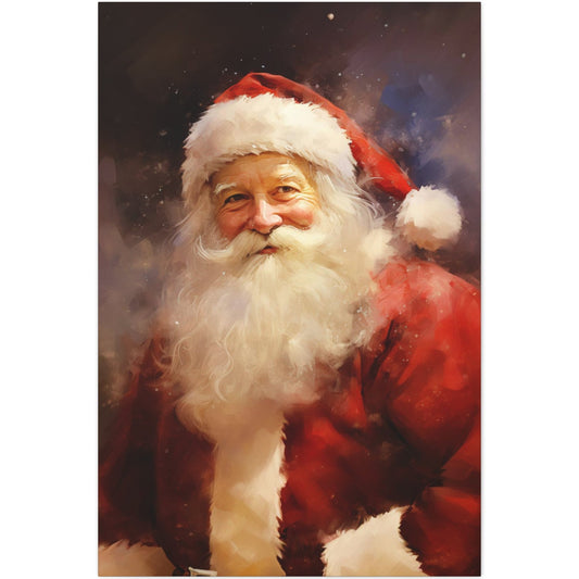 traditional Santa Claus canvas prints