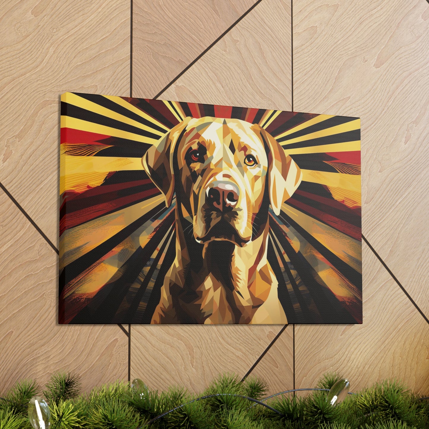 golden lab art prints