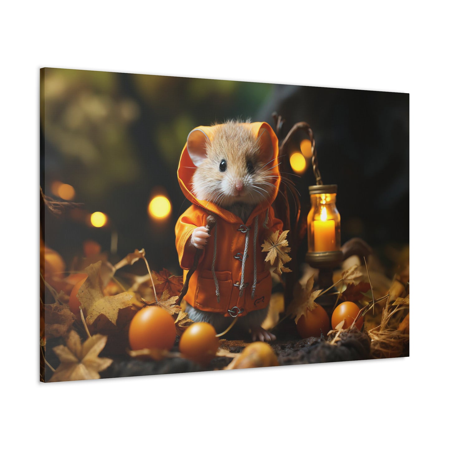 Halloween decor indoor mouse trick-or-treater