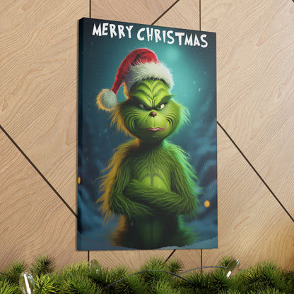 The Grinch Christmas canvas prints