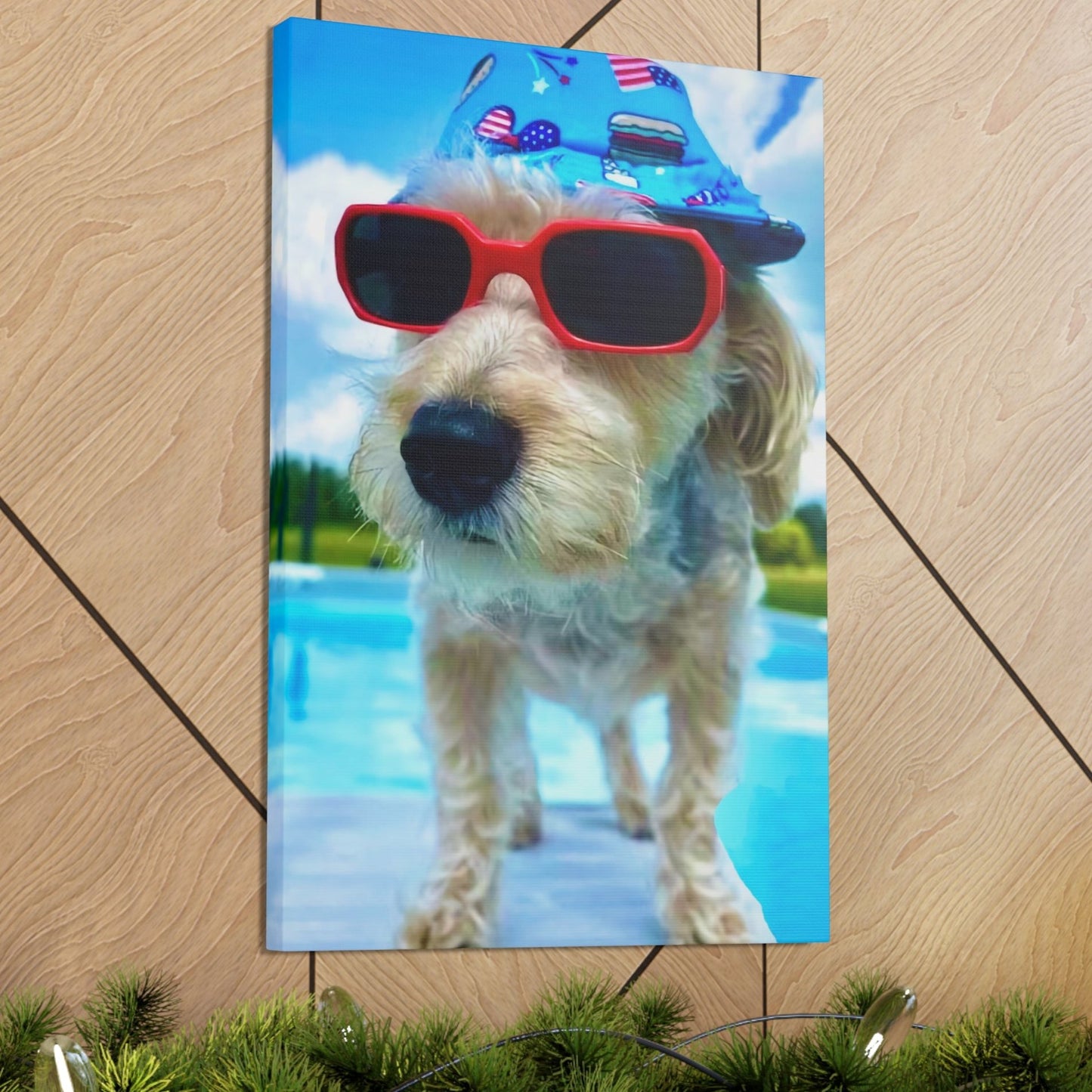 funny dog aesthetic art decor