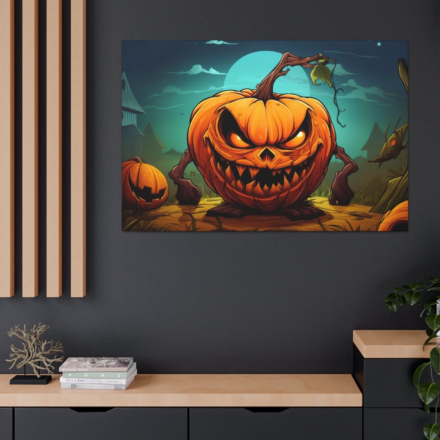Halloween cartoon pumpkin decorations