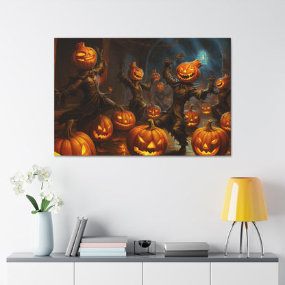 jack-o-lanterns halloween art print