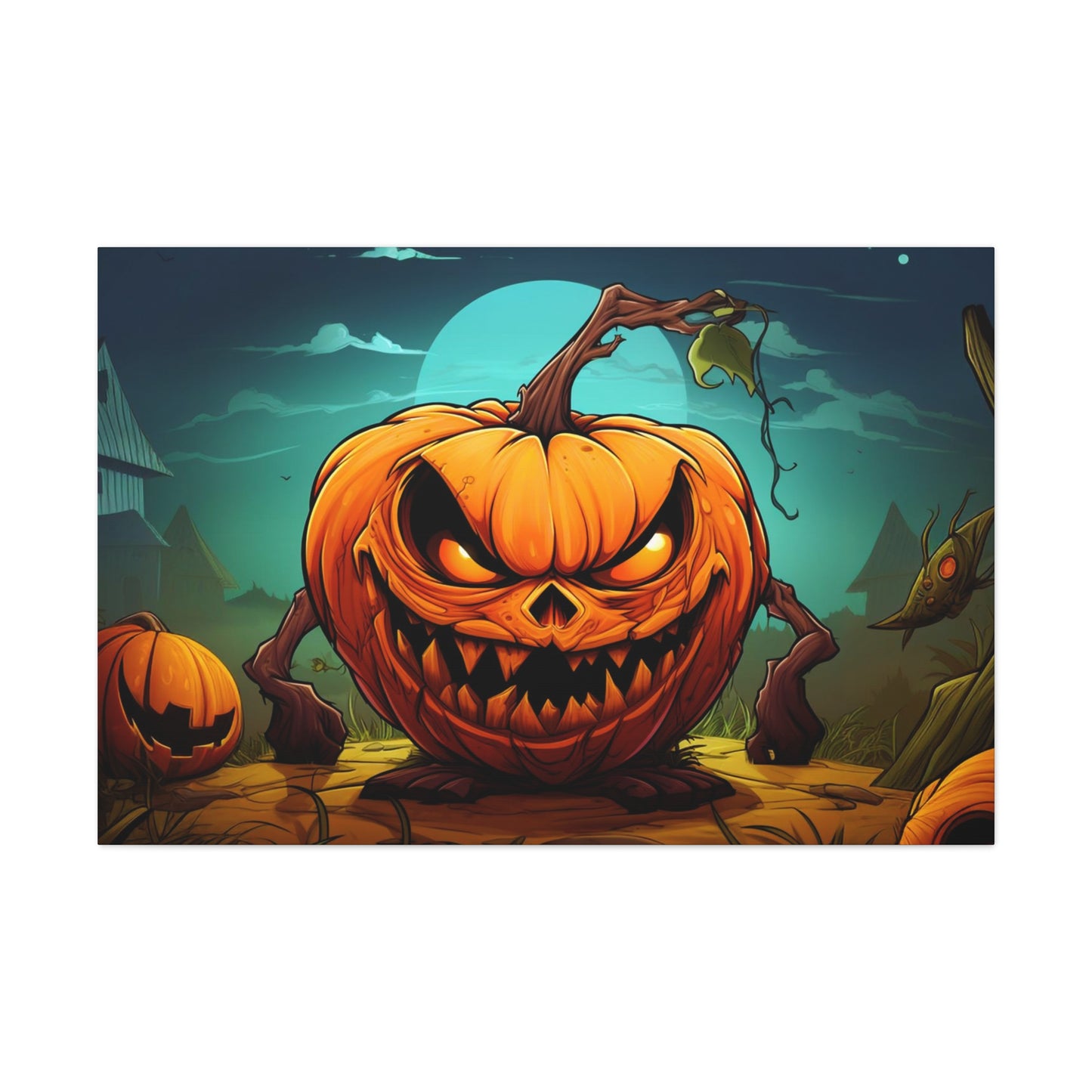 Halloween cartoon jack-o-lantern art