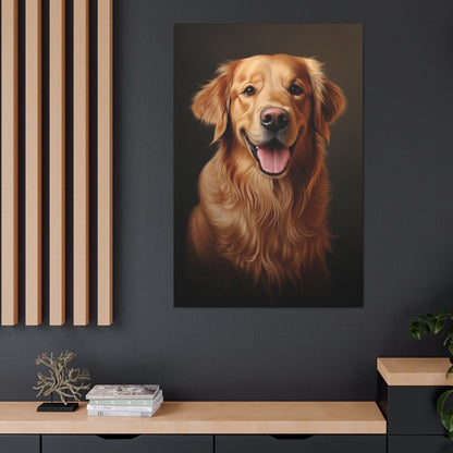 dog canvas print golden retriever
