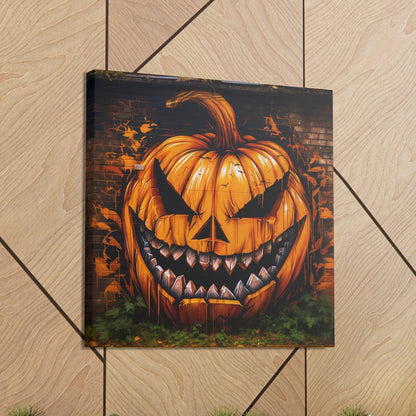 Halloween art print graffiti jack-o-lantern