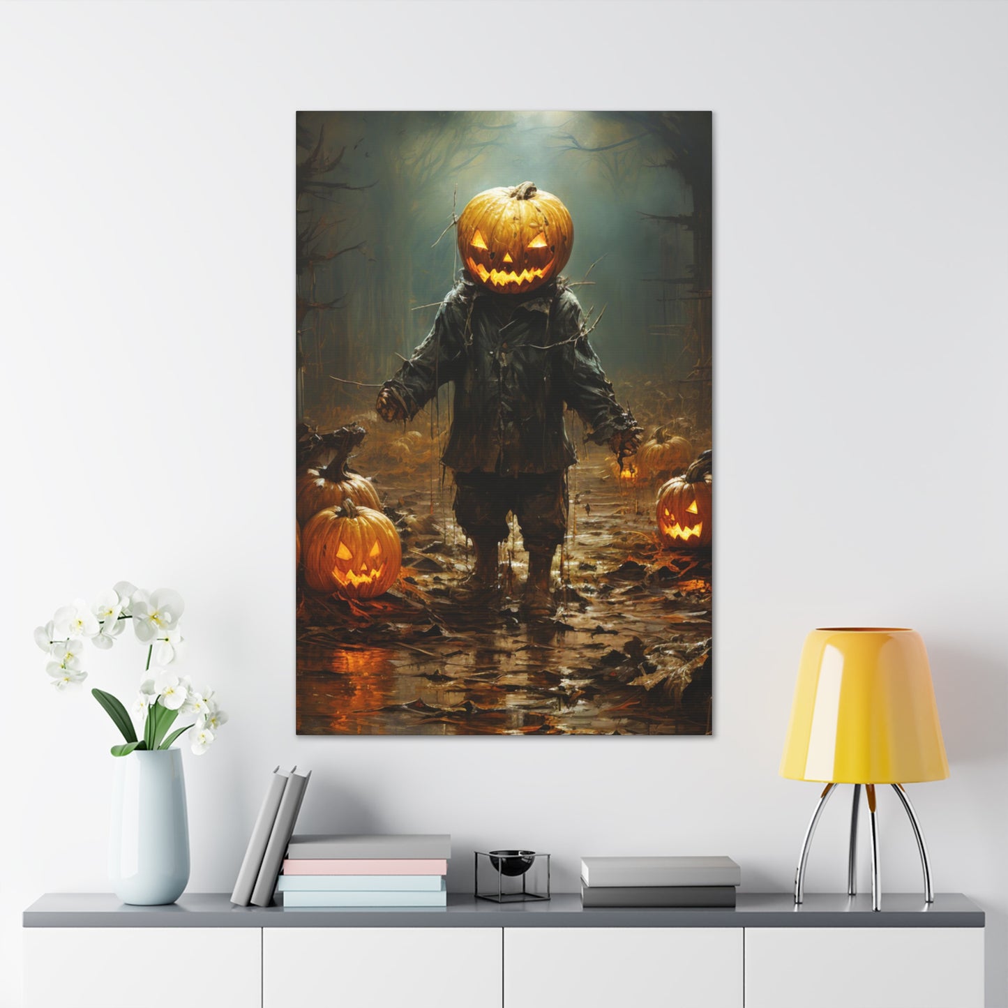Halloween jack-o-lantern poster art