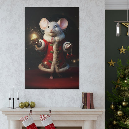 Christmas mouse wall decor
