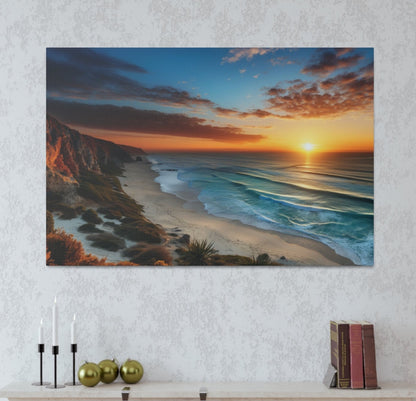 beach sunset art prints