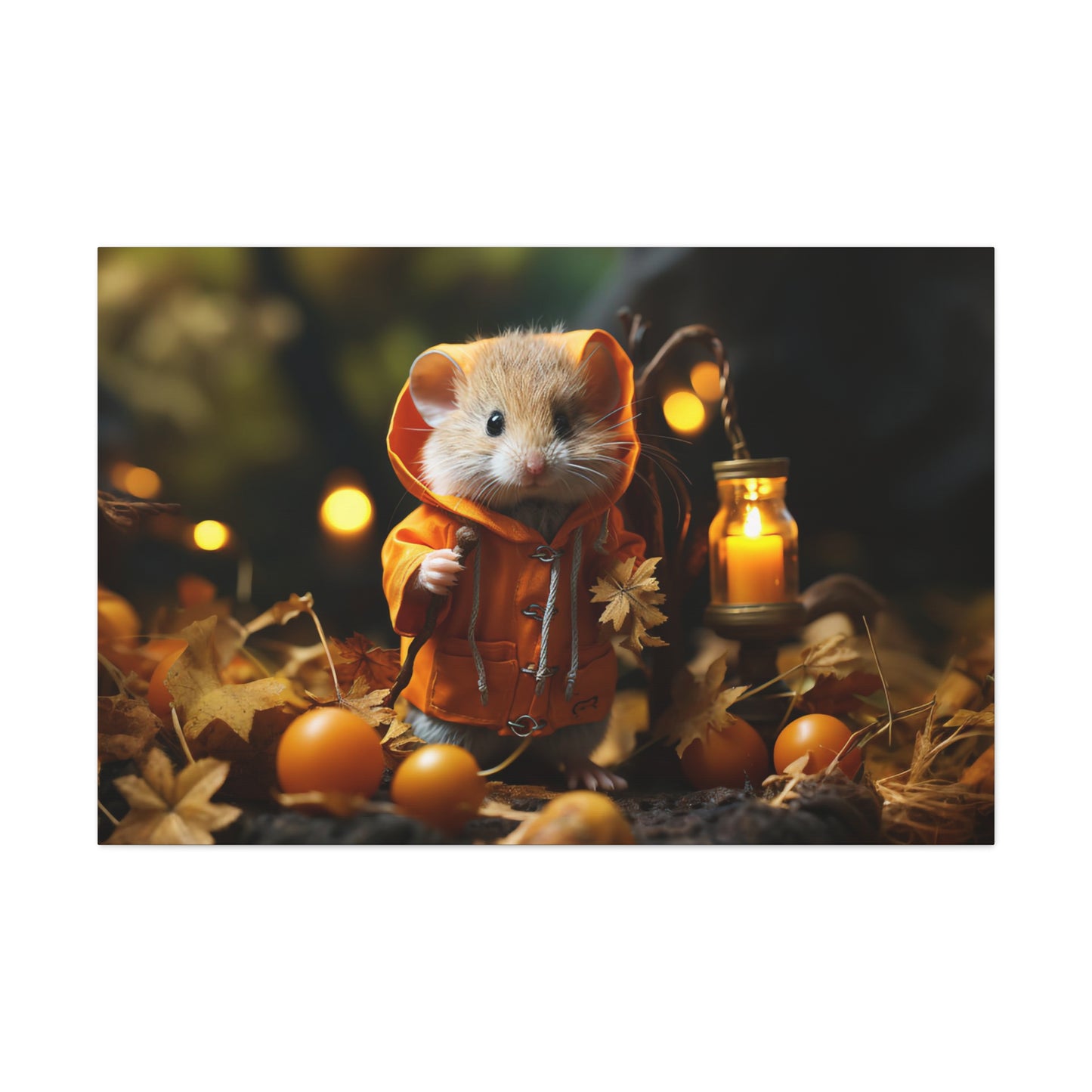 Halloween mouse wall art, trick-or-treating mouse Halloween wall decor