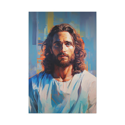 Jesus canvas print, modern art Jesus wall decor art print
