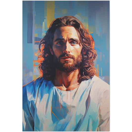 Jesus canvas print, modern art Jesus wall decor art print