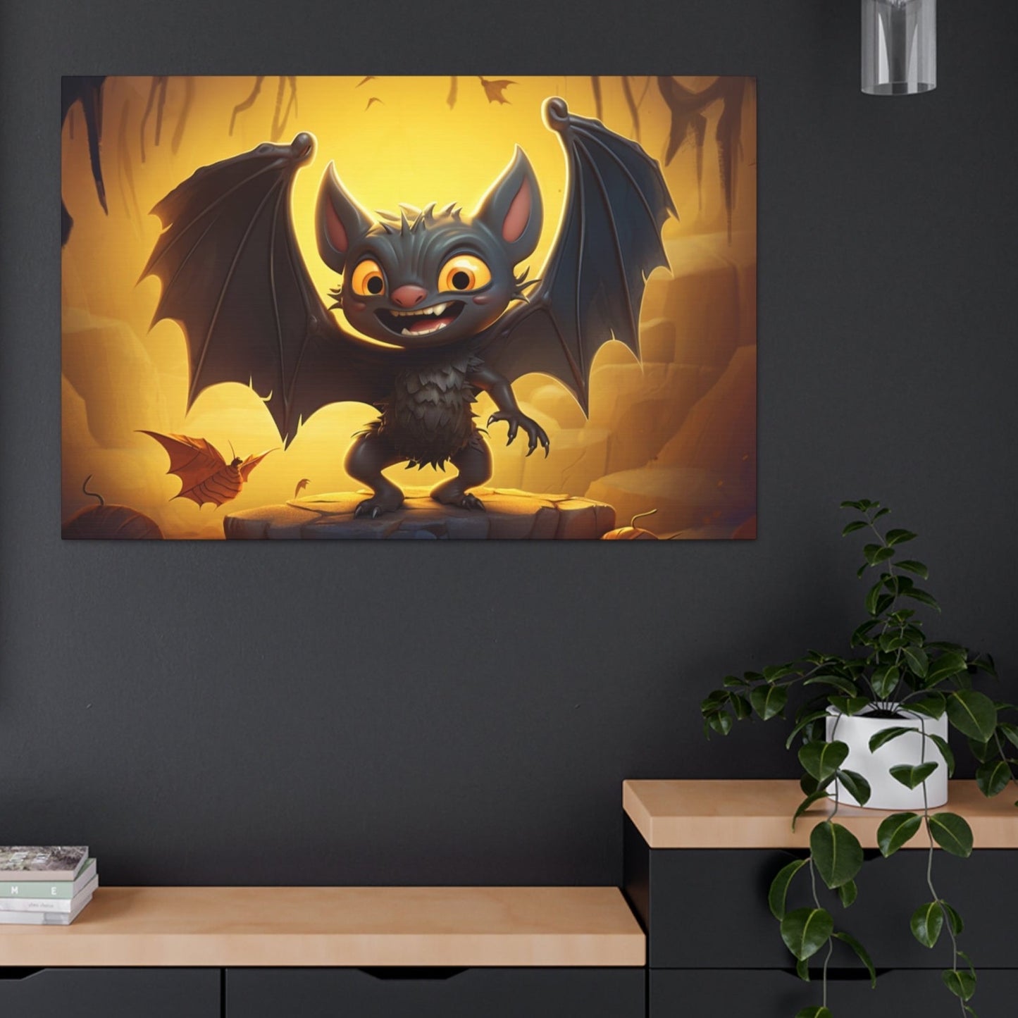 halloween bat wall decor ideas