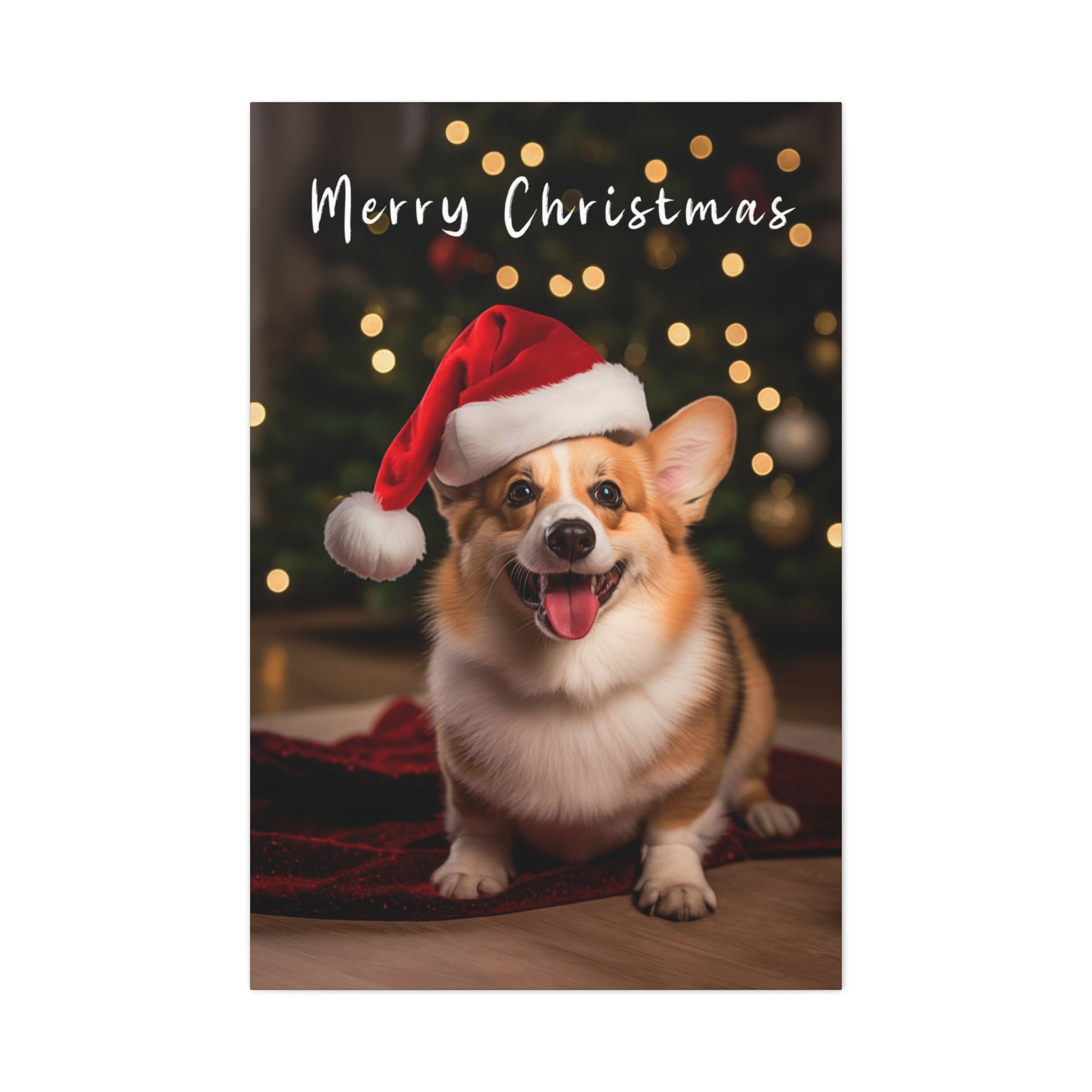 Pembroke Welsh Corgi Christmas wall art ideas