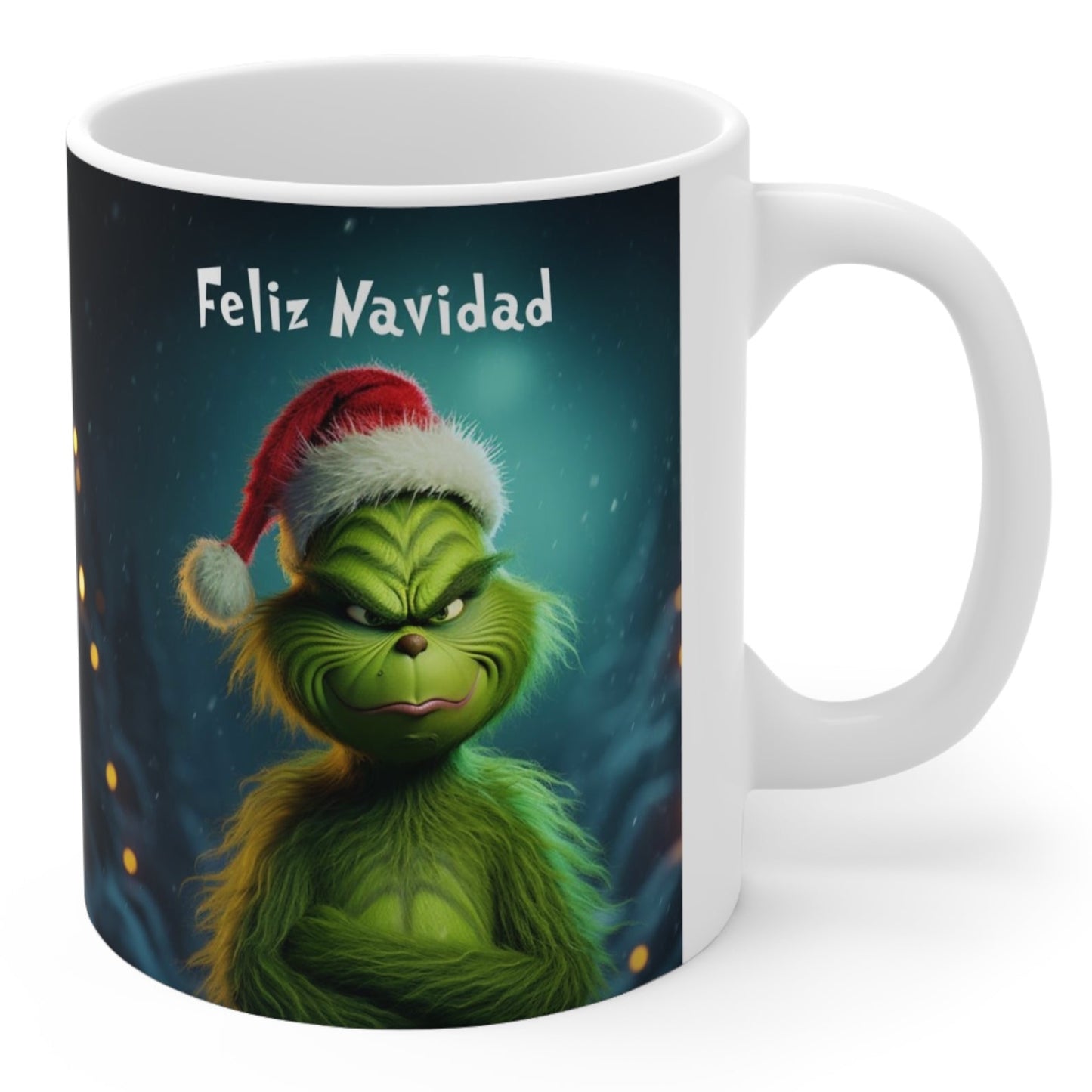 The Grinch Feliz Navidad Ceramic Coffee Mug Grinch Christmas Coffee Mugs