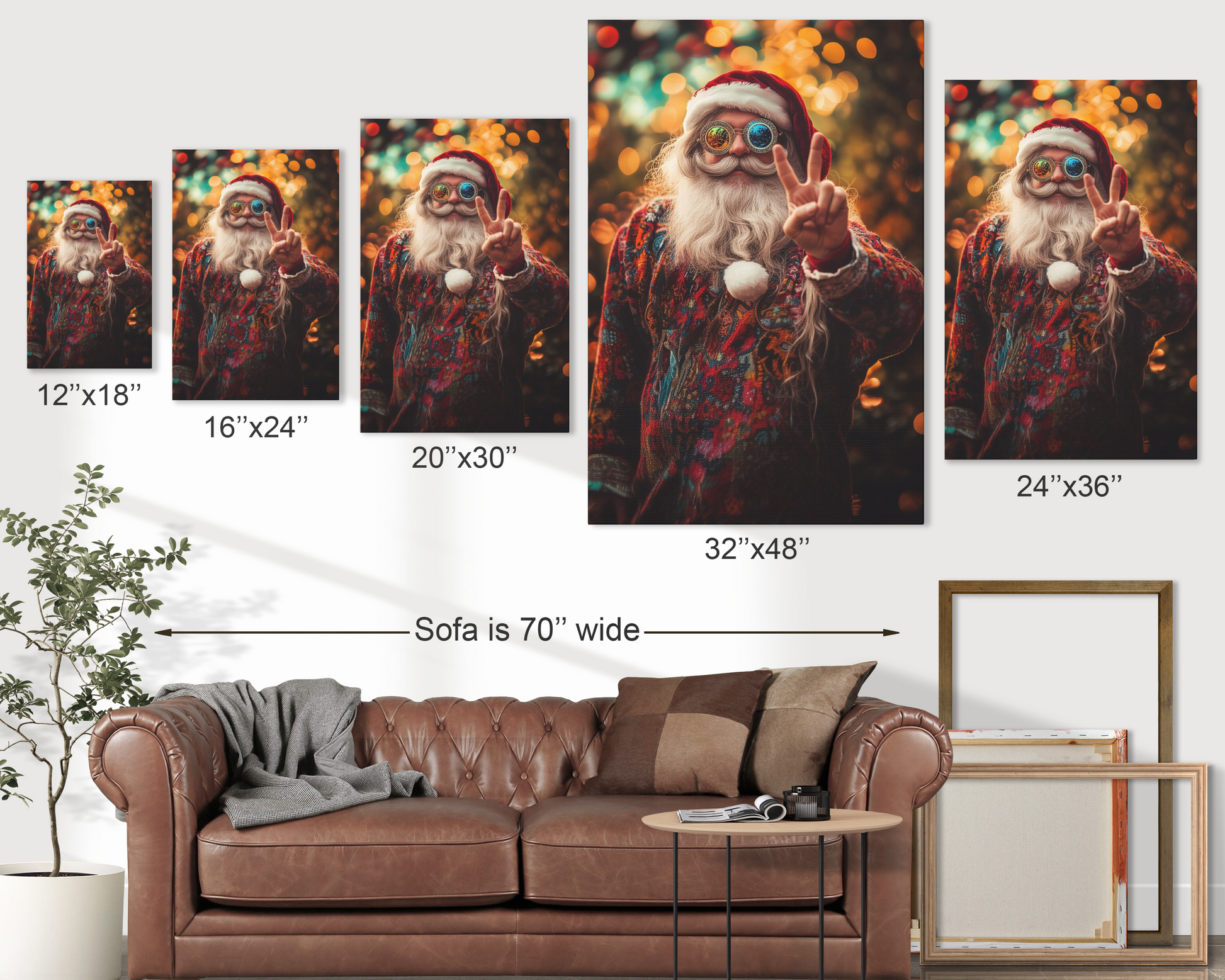 hippie Santa decor indoor ideas