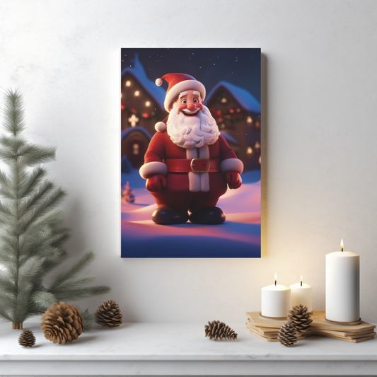 santa animation wall art decor