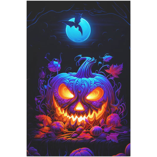 Halloween jack-o-lantern art