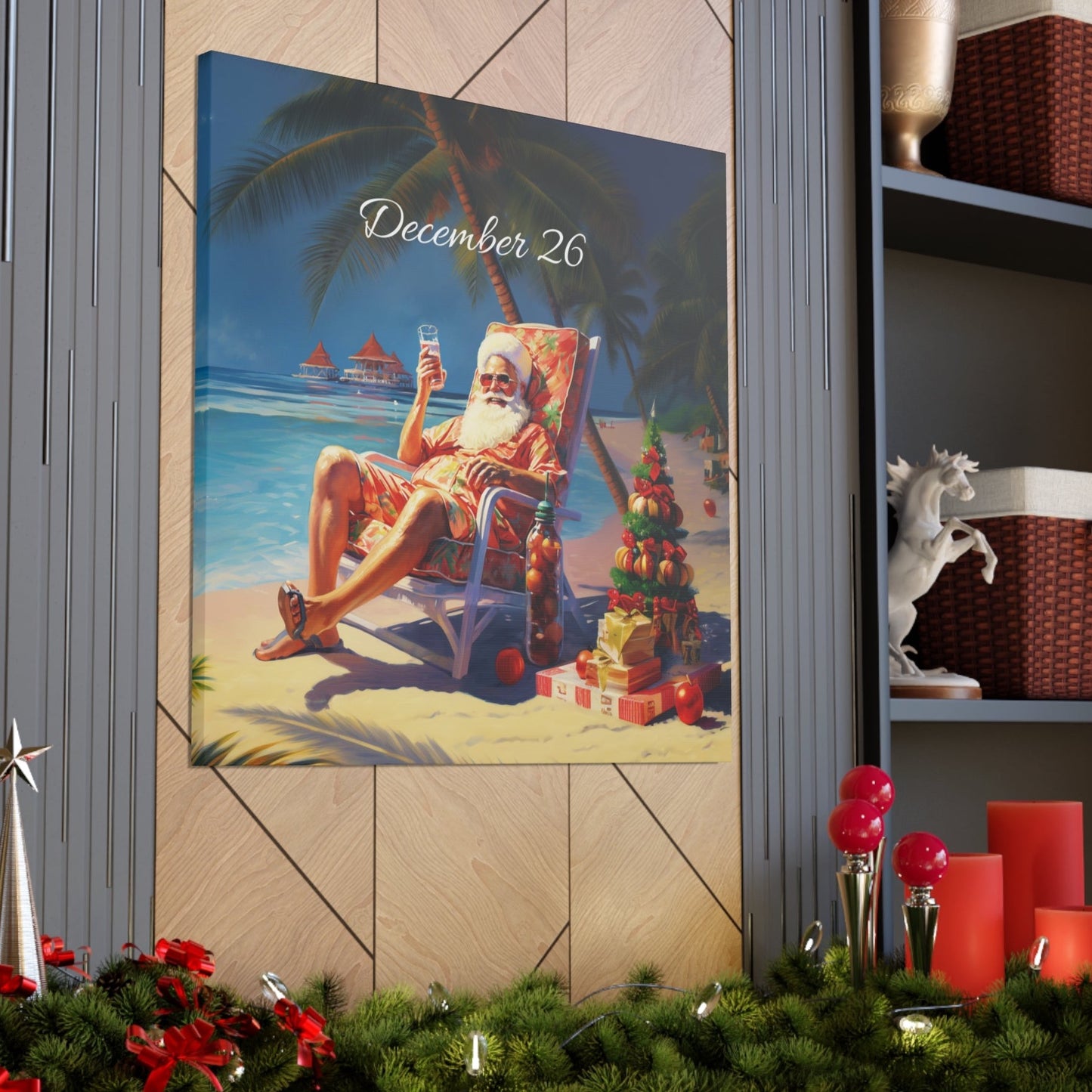 santa on december 26th art prints