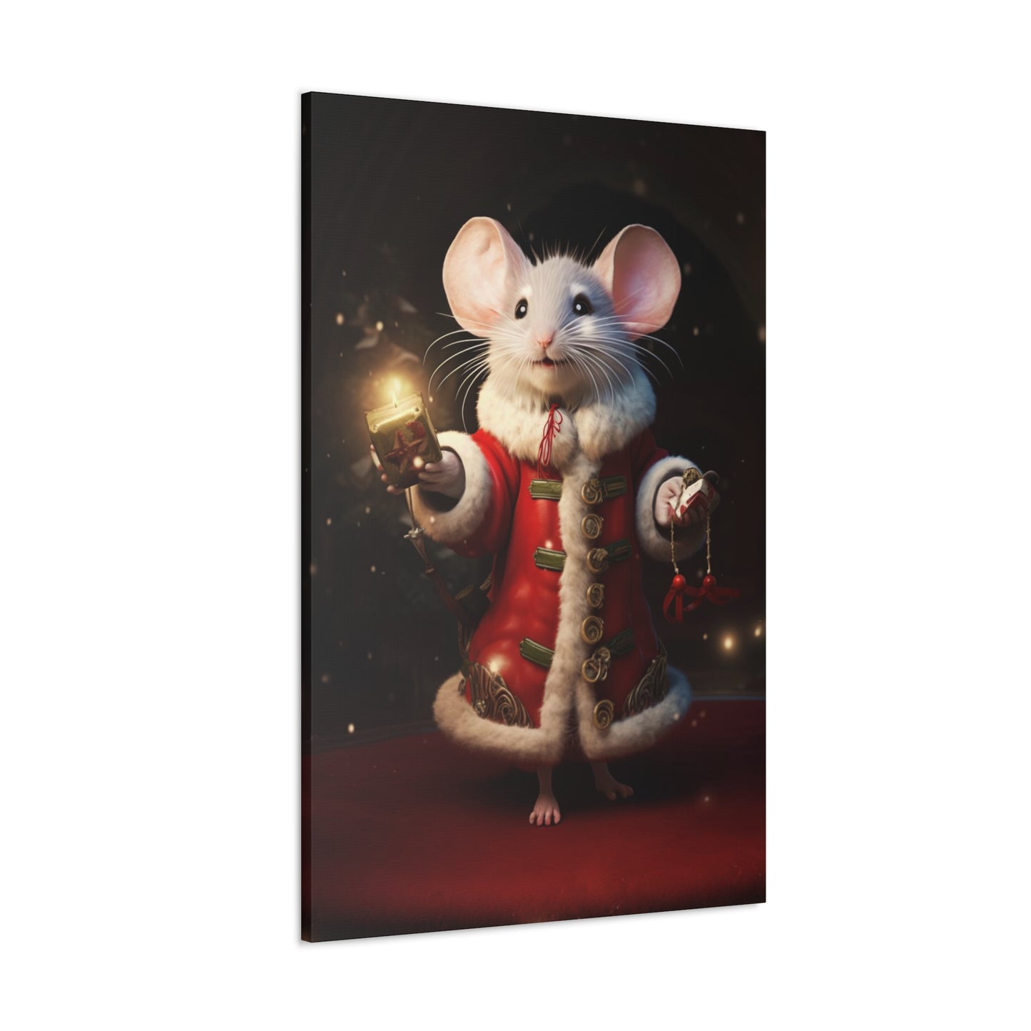 Christmas mouse art prints