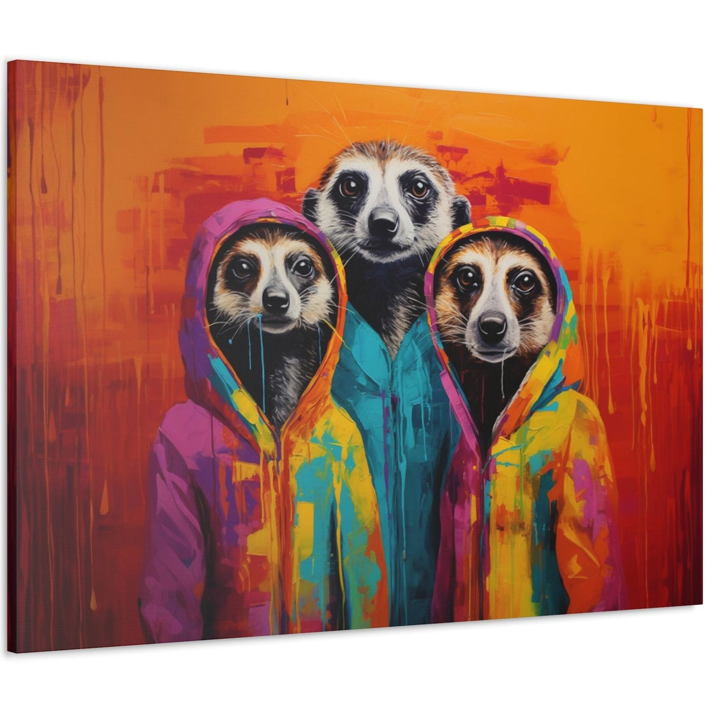 meerkat canvas print