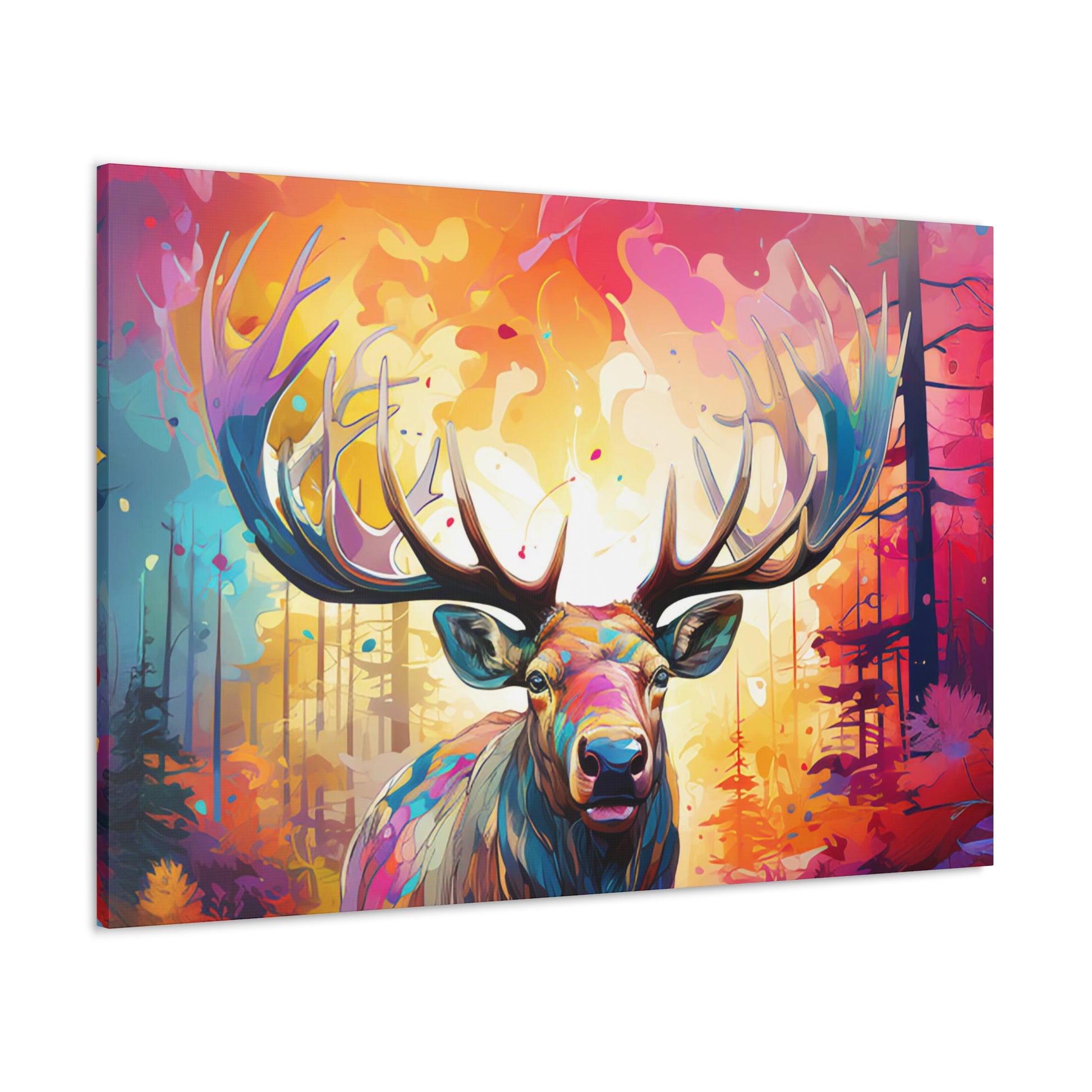 modern art moose wall decor ideas