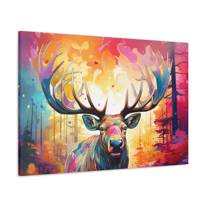 modern art moose wall decor ideas