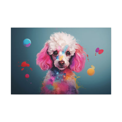 poodle canvas prints