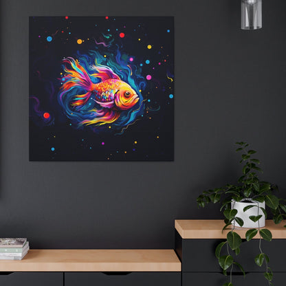 tropical fish modern art wall decor