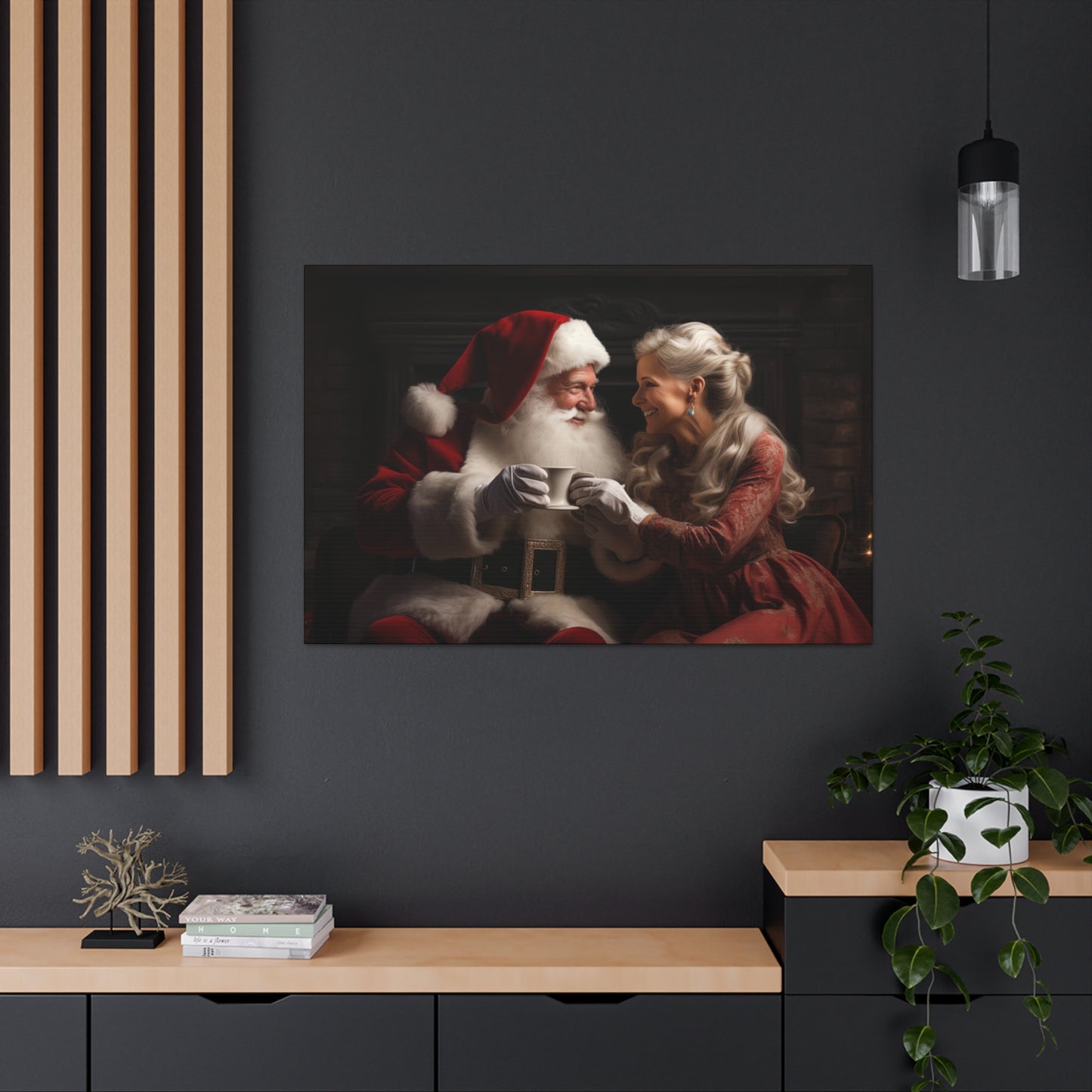 Christmas Santa wall decor