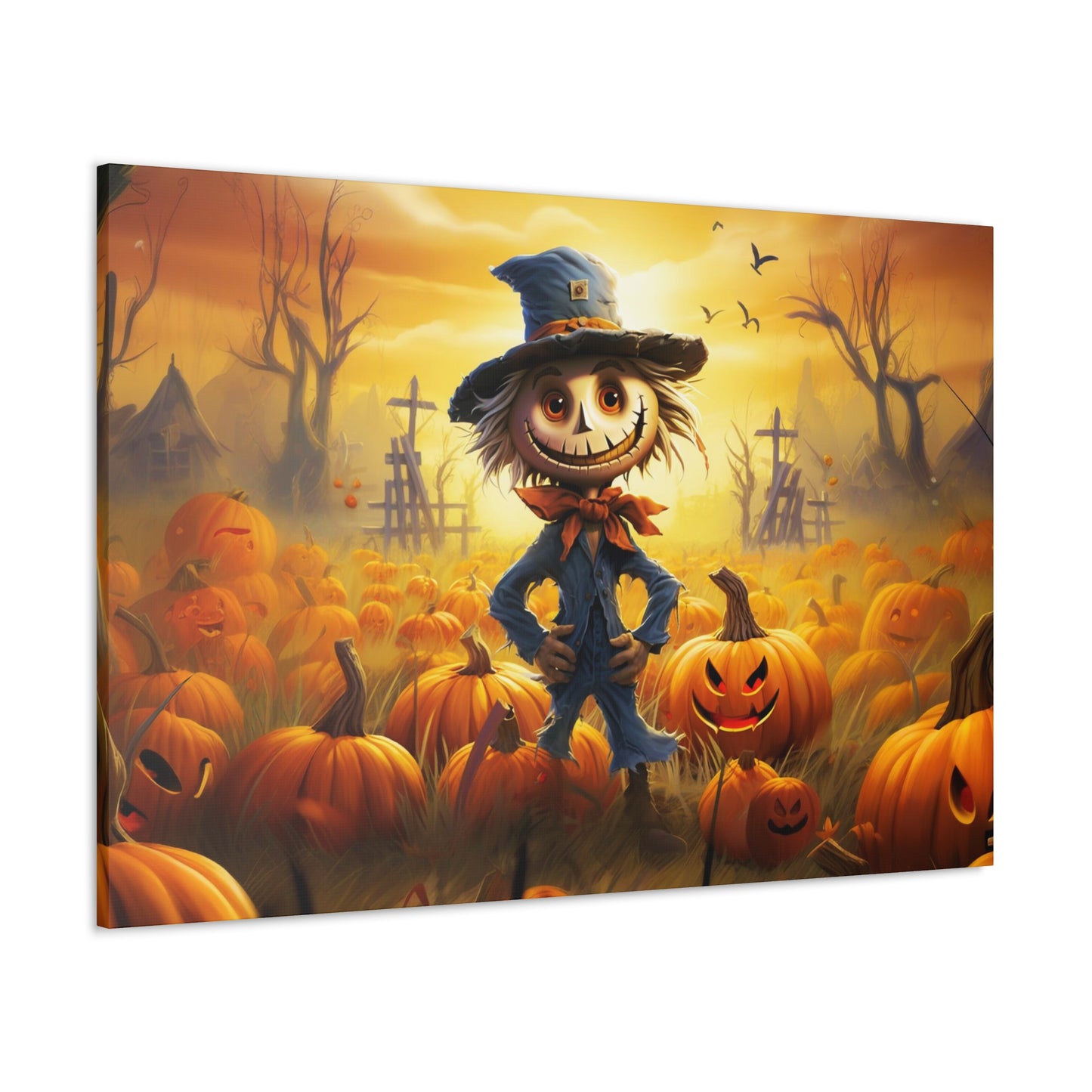 halloween scarecrow wall art, friendly scarecrow wall decor
