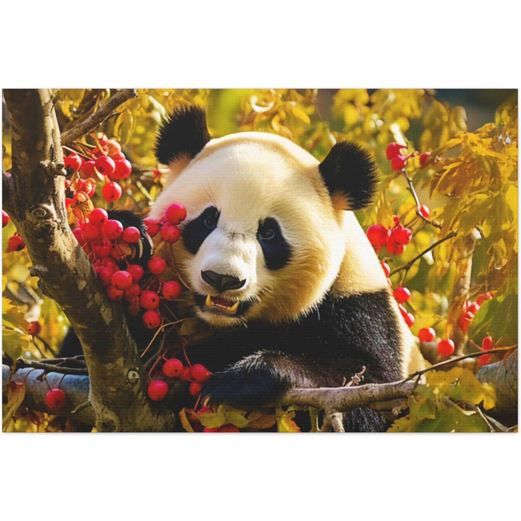 panda aesthetic wall decor, cute panda canvas print, cute panda wall decor ideas