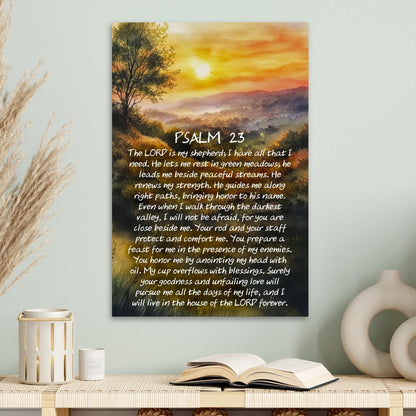 christian picture aesthetic bible verse I will live in the house of the lord forever