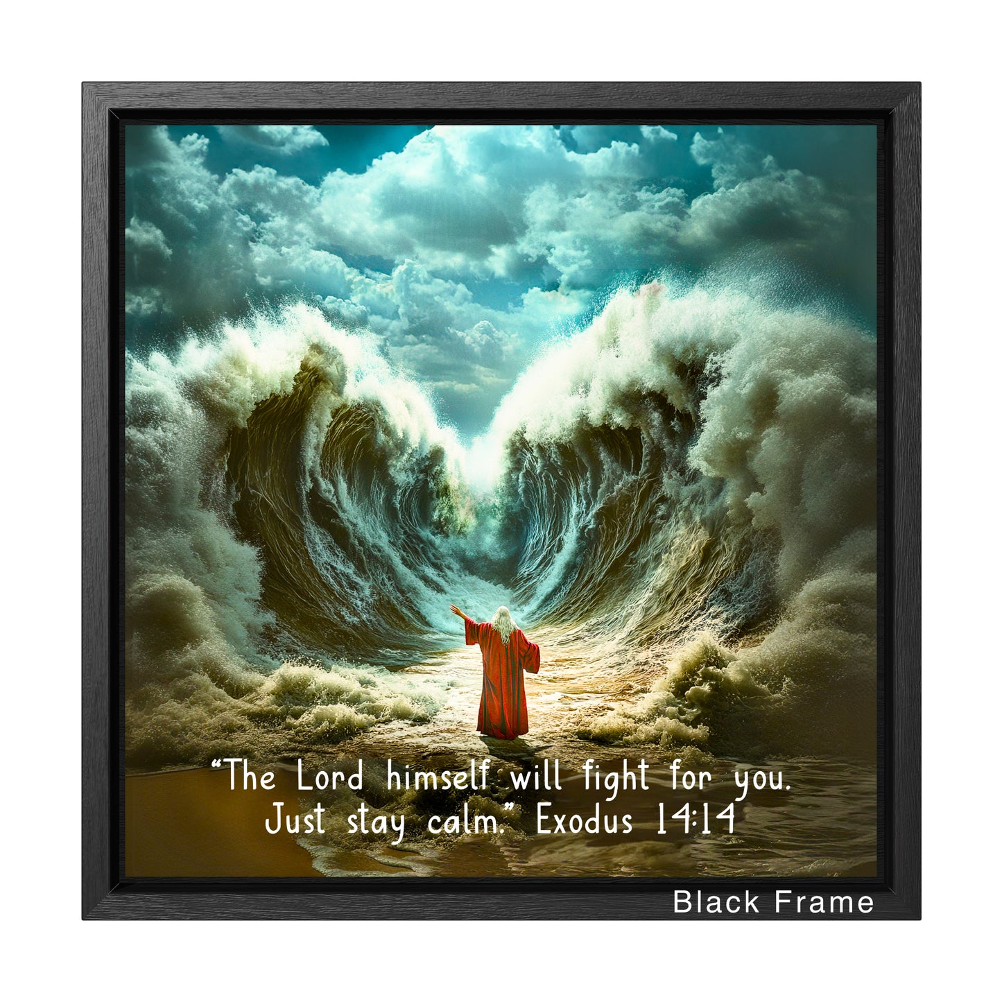 Moses Parts the Red Sea large poster