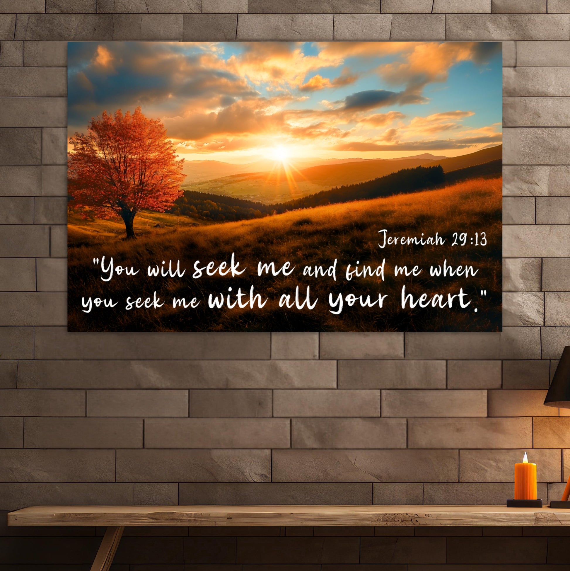 Jeremiah 29:13 painting artwork