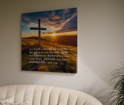 John 3:16 wall art gifts