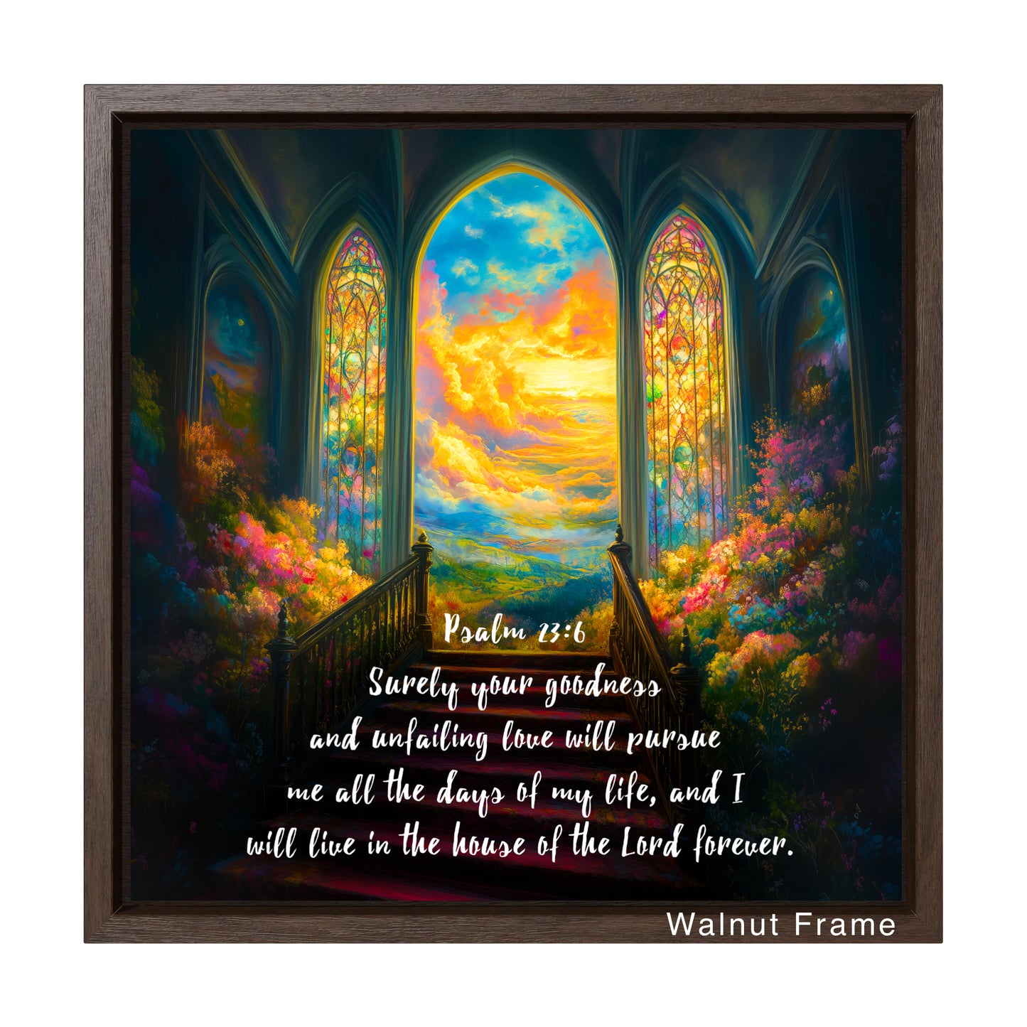 large poster unframed no frame psalm 23:6