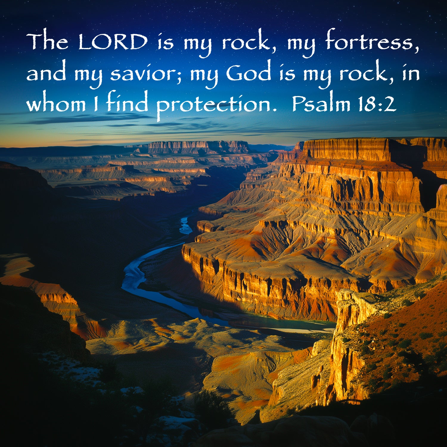 Christian picture gifts the lord is my rock picture