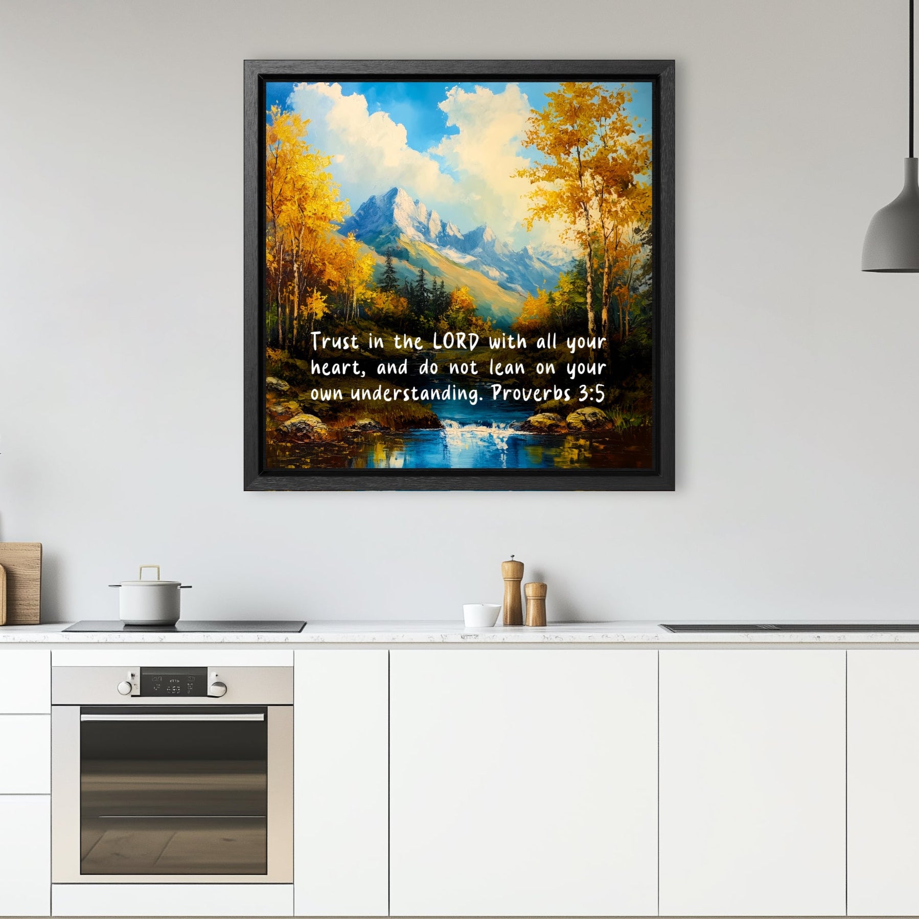 Proverbs 3:5 wall decor gifts for Christians