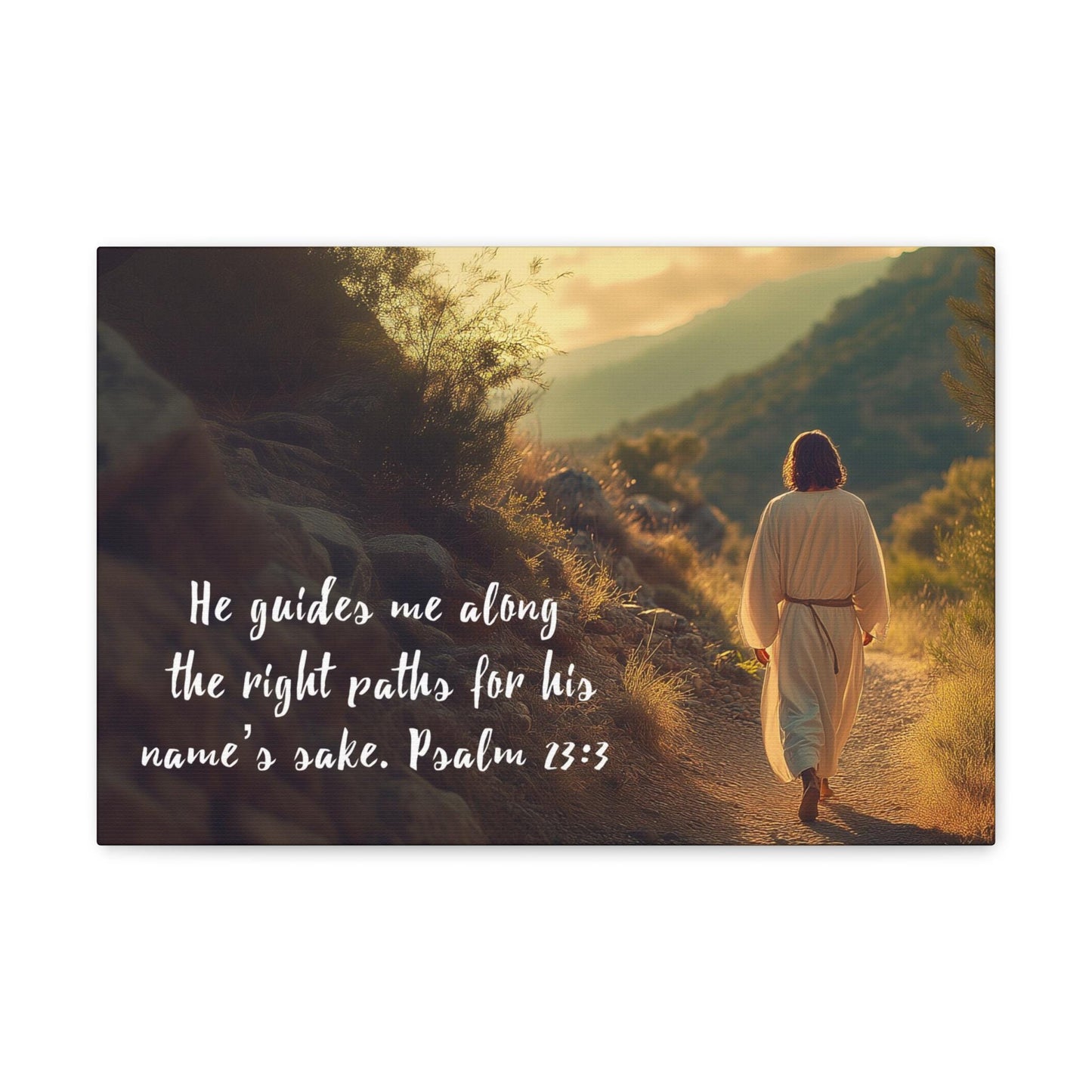 psalm 23:3 wall hanging