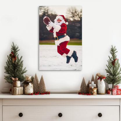 unique christmas gift idea for santa claus football player fan lover collector