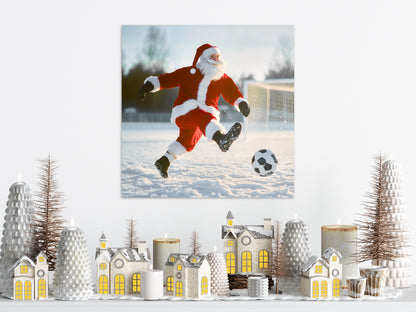 unique christmas gift idea for santa claus soccer player fan lover collector