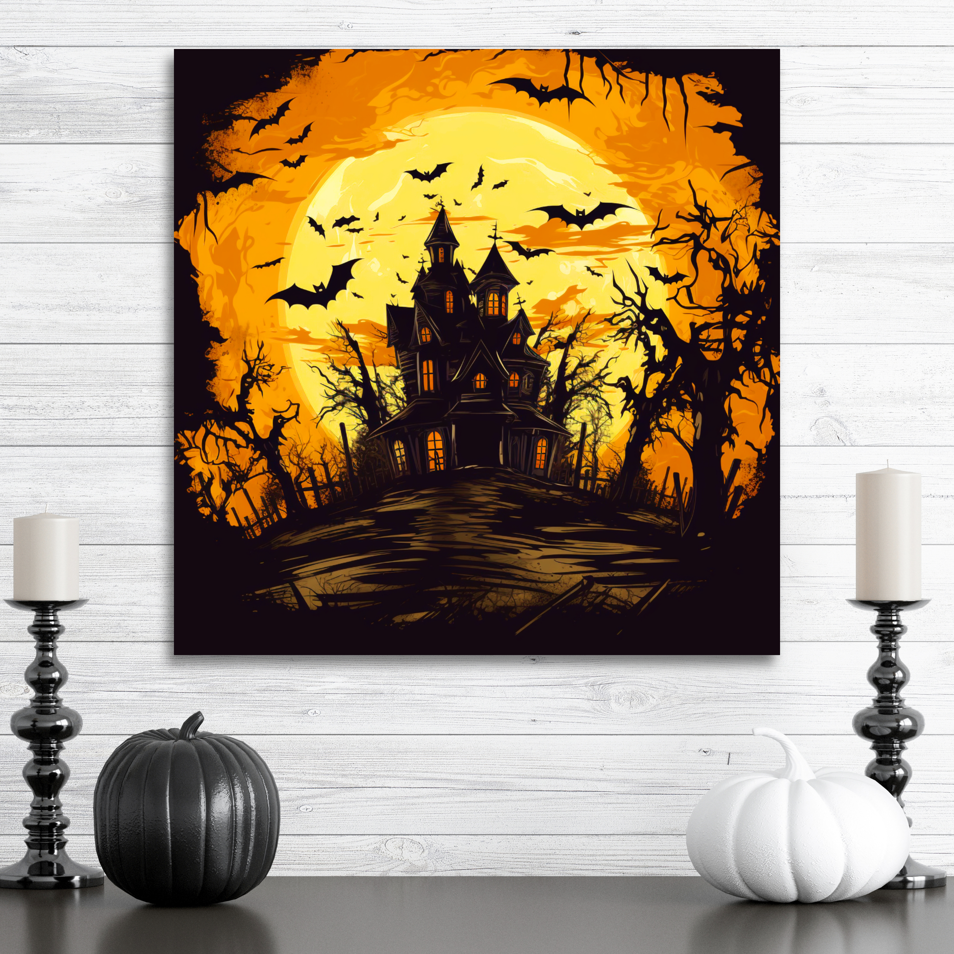 Halloween decor gifts haunted houses