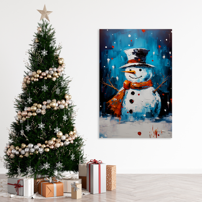 Christmas Snowman wall decor art prints