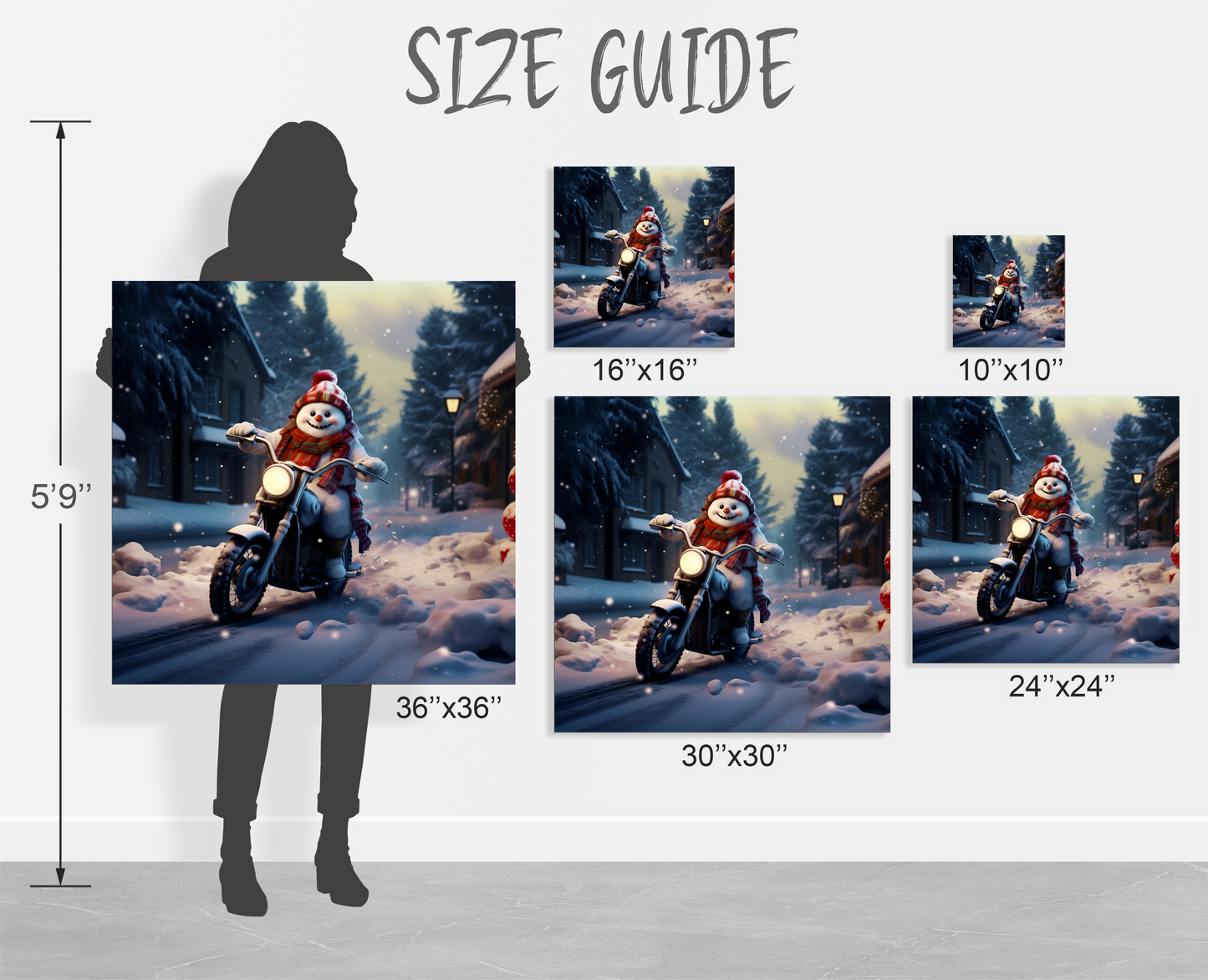 Christmas snowman wall decor ideas