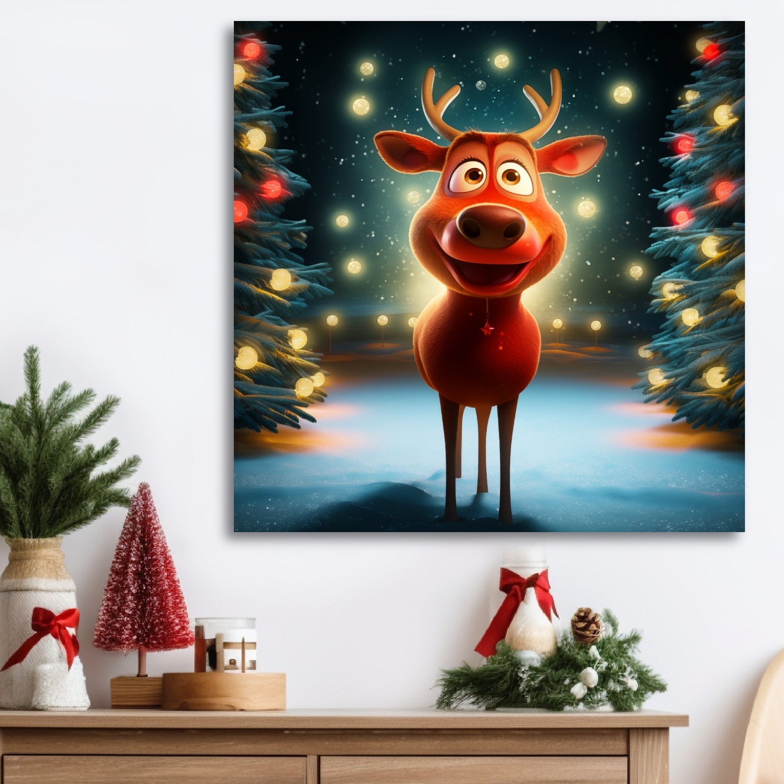 Rudolph the Red-Nosed Reindeer canvas print