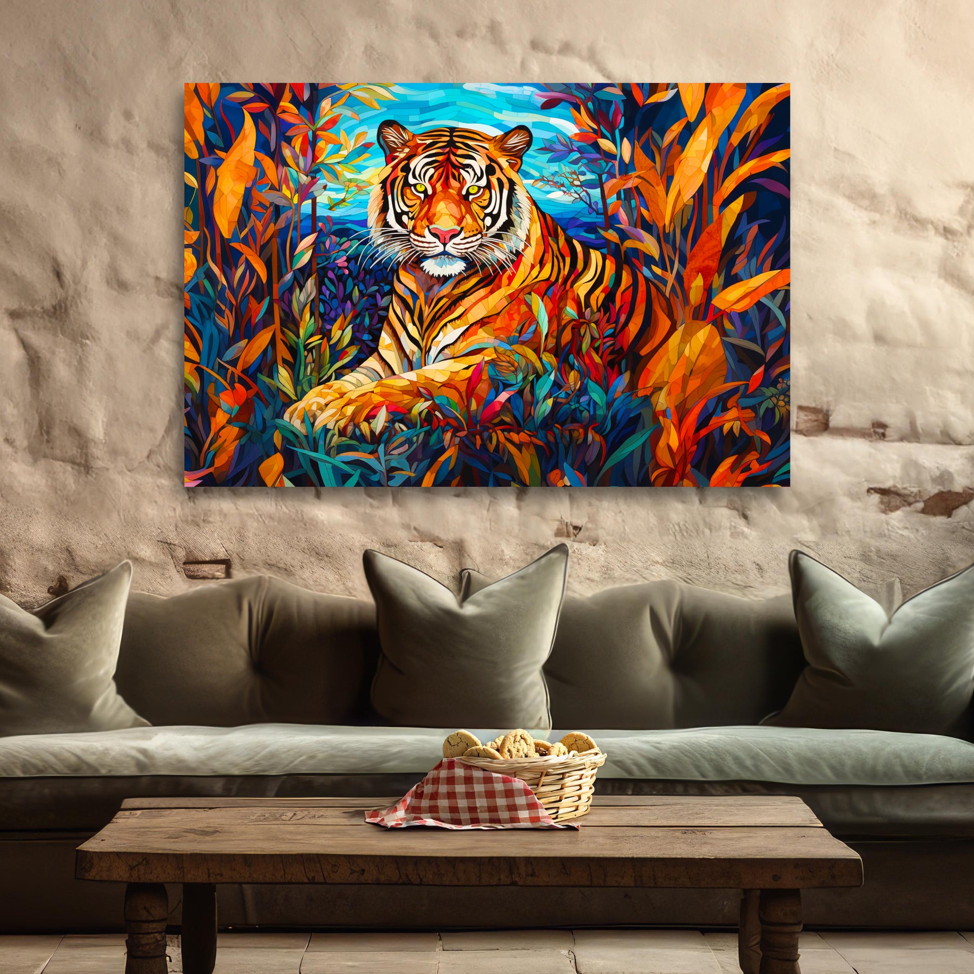 tiger aesthetic wall decor